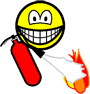 Fire extinguising smile  