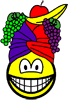 Fruit hat smile  