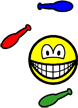 Juggling smile  