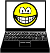 Laptop smile  