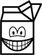 Milk carton smile  