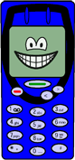 Mobile phone smile  