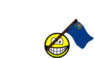 Nevada flag waving smile U.S. state animated