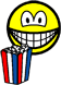 Popcorn eating smile  
