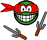 Red Ninja Turtle smile  