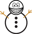 Snowman smile  