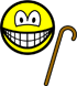 Walking cane smile  