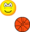 Basketball playing emoticon