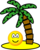 Desert island emoticon