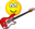 Electric guitar emoticon