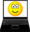 Laptop emoticon