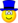 Blue hat emoticon