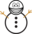 Snowman smile