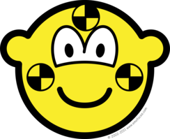 Crash test dummy buddy icon