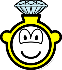 Diamond ring buddy icon