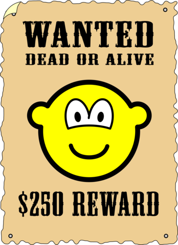 Wanted poster buddy icon