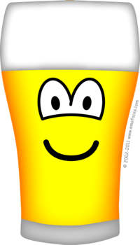 EQS Smiley Face Beer Can Glass