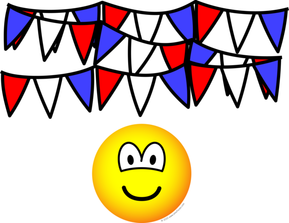 Bunting emoticon