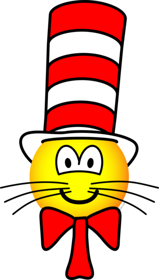 Cat in the hat emoticon