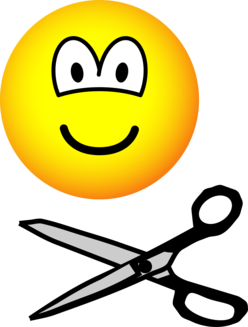 Cutting emoticon