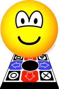 Dance dance revolution emoticon