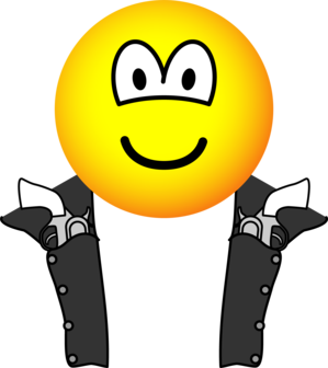 Gunslinger emoticon