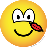 Kissed emoticon