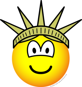 Emoticon of liberty