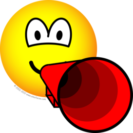 Megaphone emoticon