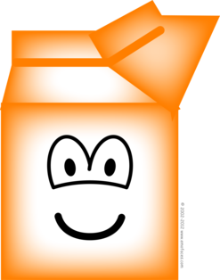 Milk carton emoticon