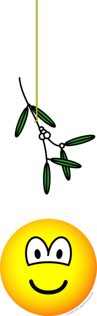 Mistletoe emoticon