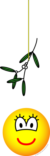 Mistletoe emoticon