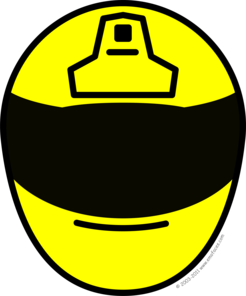 Motor cycle helmet emoticon