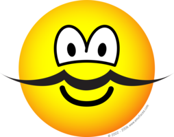 Mustache emoticon