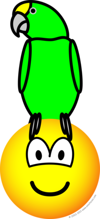 Parrothead emoticon