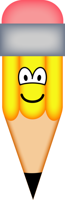 Pencil emoticon