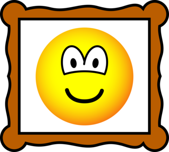 Picture frame emoticon