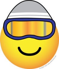 Skier emoticon