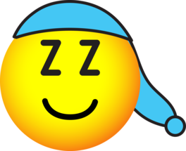 Sleeping cap emoticon