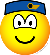 Stewardess emoticon