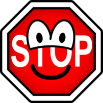 Stop sign emoticon