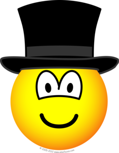 Black hat emoticon