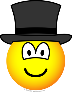 Top hat emoticon