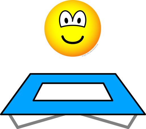 Trampoline emoticon