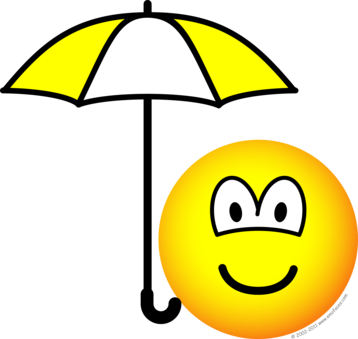 Umbrella emoticon