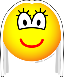 White haired emoticon
