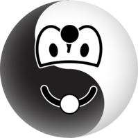 Ying Yang emoticon