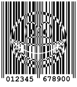 Bar code smile