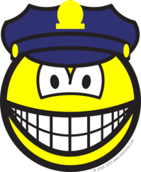 Cop smile