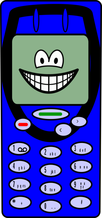 Mobile phone smile